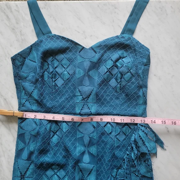 Foxiedox Blue Dress Cocktail Eyelash Lace NWT - Picture 10 of 10